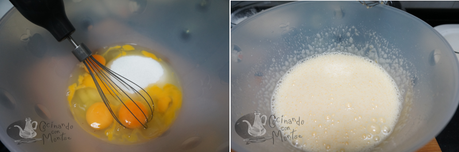 Coca de magdalena con chocolate Coca de magdalena con chocolate