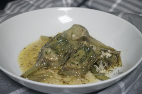 Alcachofas en salsa verde