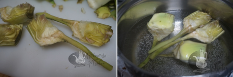 Alcachofas en salsa verde