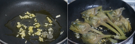 Alcachofas en salsa verde