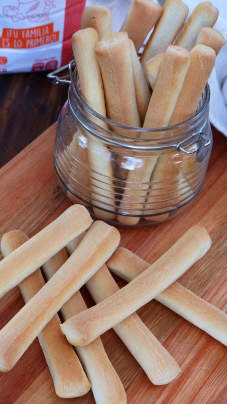 Grisines Caseros grisines pan palito palitroque grissini