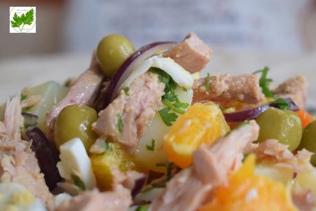 Ensalada de Patatas y Naranjas con Vinagreta de Naranja