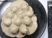 Albóndigas cremosas pavo orégano