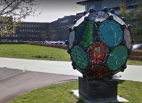 Esculturas geométricas en Enschede