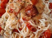 Pasta queso cabra cherries tiktok