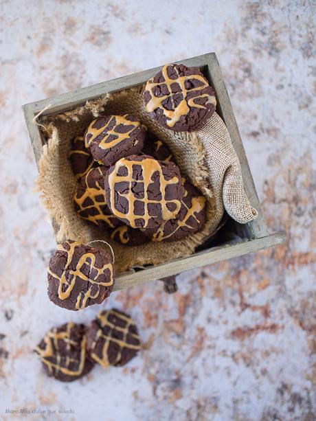 Galletas de chocolate saludables. Vídeo receta