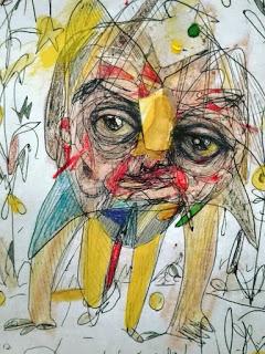 Colección artística: Dibujos mientras hay una junta en la LIE