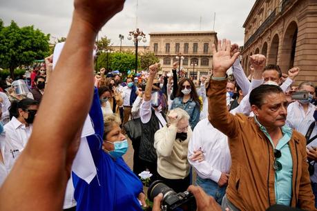 Marchan para pedir justicia por Julio Galindo Pérez