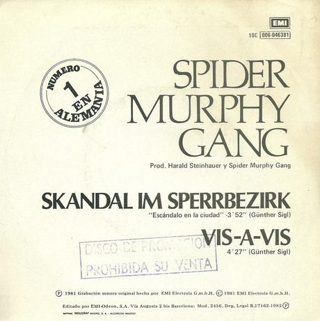 Spider Murphy Gang ‎- Skandal Im Sperrbezirk (Escandalo En La Ciudad) 7