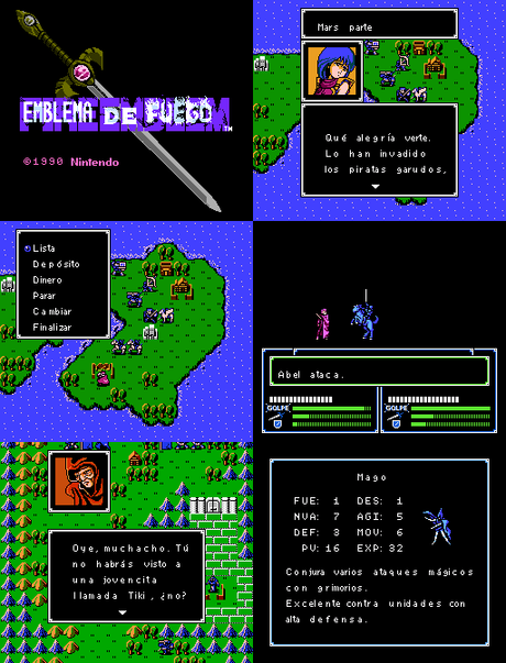 Fire Emblem: Ankoku Ryuu to Hikari no Tsurugi de Nintendo Famicom traducido al español