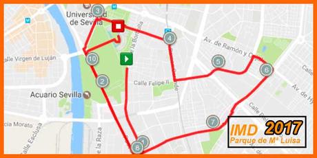 Carrera popular IMD Parque de Maria Luisa  2018 #Sevilla10