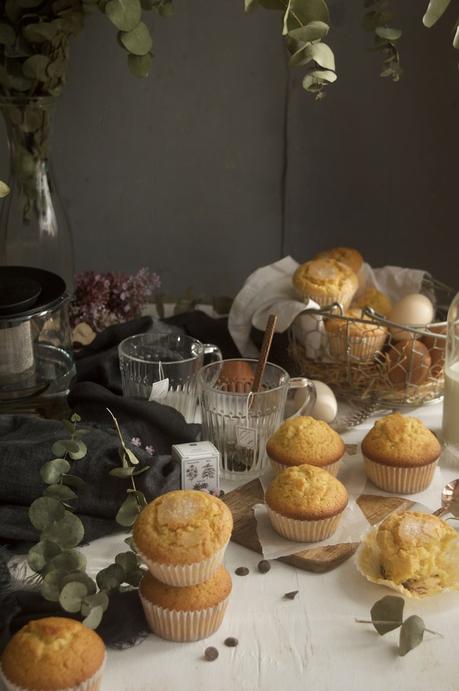 Magdalenas Caseras de Nata y Chocolate #Asaltablogs {Trasteamos en mi cocina}