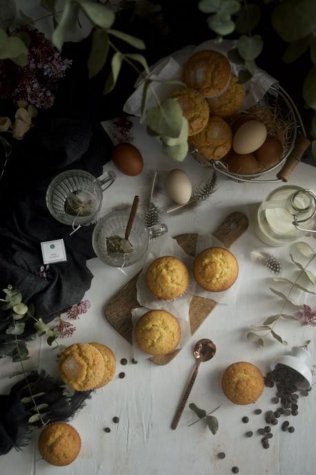 Magdalenas Caseras de Nata y Chocolate #Asaltablogs {Trasteamos en mi cocina}