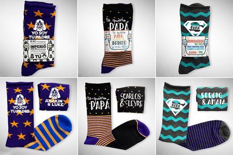 Calcetines personalizados como regalo para el día del padre
