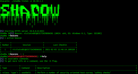 Entornos C2 sobre sistemas Windows con Shad0w: Uso de Beacons – Parte 1 de 2.