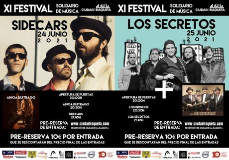 Ciudad de la raqueta: Festival solidario con Sidecars y Los Secretos