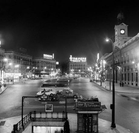 Fotos antiguas de Madrid: Puerta del Sol en 1966