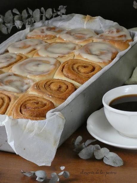 Rollos de Canela o Cinnamon Rolls