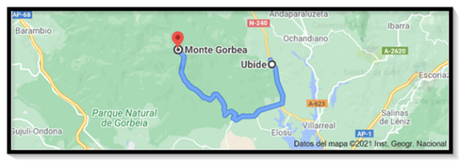 Ruta circular, Ubide-Gorbeia