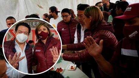 A escondidas Mario Delgado visita SLP para impulsar a Mónica Rangel