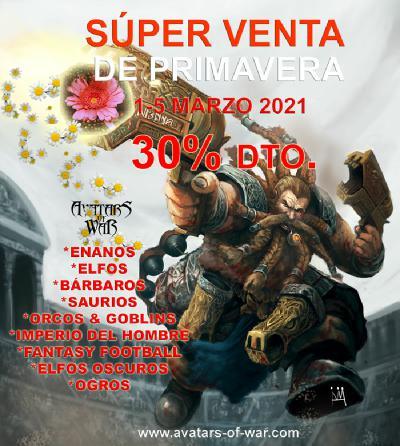 AoW: PortaESTANDARTE Enano y dos días de 30% dto en todo!