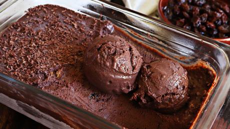 Helado de Chocolate con Pasas al Rhum helado de chocolate caser con pasa de uva al rhum ron