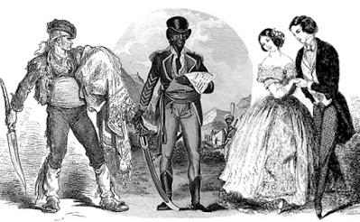 Recreación de Espatolino, Sab y Dos mujeres. Recreación de Espatolino, Sab y Dos mujeres.