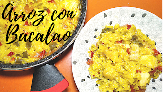 Arroz con bacalao fácil y rápido-Receta tradicional Semana Santa