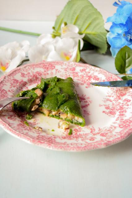 Crepes Veganos de Espinacas