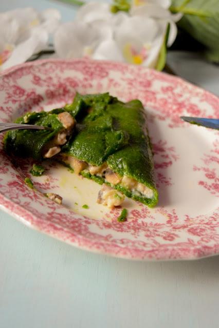 Crepes Veganos de Espinacas