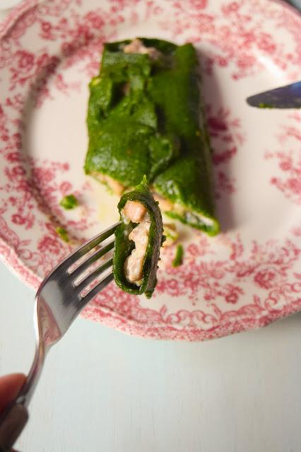 Crepes Veganos de Espinacas