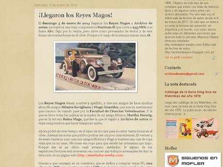 Décimo aniversario del blog de Archivo de autos