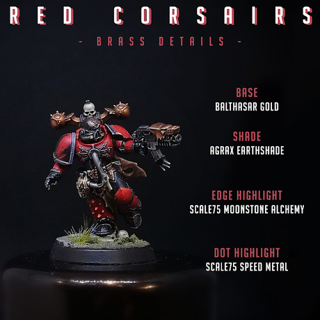 Como pintar Corsarios Rojos, por Shiva