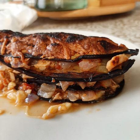 LASAÑA DE BERENJENA Y ATÚN