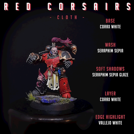 Como pintar Corsarios Rojos, por Shiva