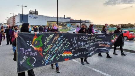 Manifestación por el 8M en Montequinto Manifestación por el 8M en Montequinto
