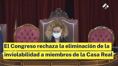 El Congreso insiste en no investigar las presuntas actividades irregulares de Juan Carlos Iº.