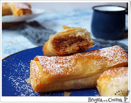 Mini strudel de manzana