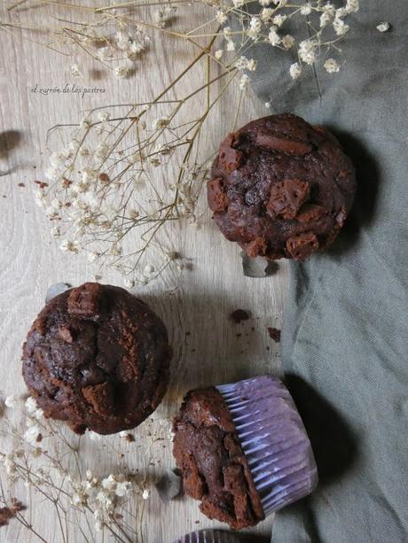 Magdalenas Chocolate con Galletas Magdalenas Chocolate con Galletas