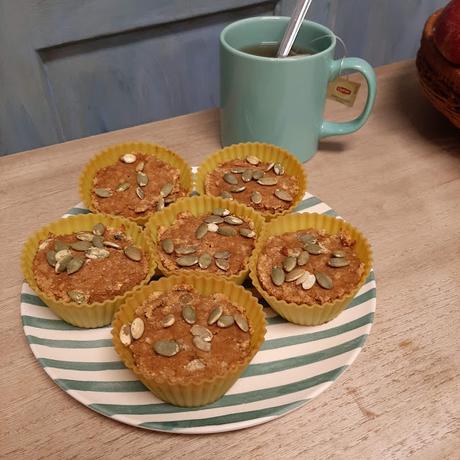 MUFFINS DE CALABAZA SIN HUEVO
