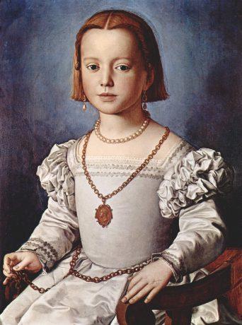 Bia de Medici: Los pendientes que luce en el retrato de Bronzino