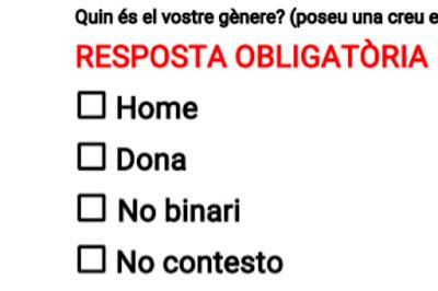 Proliferan los “no binarios” en el Parlament de Cataluña Proliferan los “no binarios” en el Parlament de Cataluña