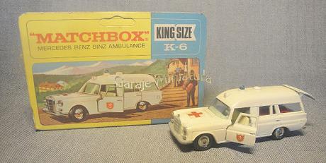 Mercedes-Benz Binz, una ambulancia alemana de los Matchbox King Size