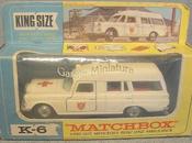 Mercedes-Benz Binz, ambulancia alemana Matchbox King Size