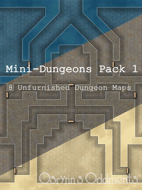 Mini-Dungeon Maps 1, de Osrynn's Oddments