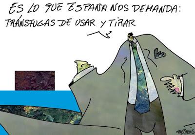 El cisma político que salta por los aires y los “tamayazos” más sonados de la historia de la democracia.