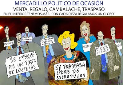 El cisma político que salta por los aires y los “tamayazos” más sonados de la historia de la democracia.