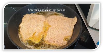 Milanesa de pollo napolitana