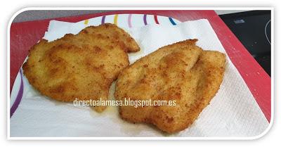 Milanesa de pollo napolitana