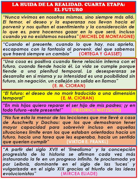 LA HUIDA DE LA REALIDAD